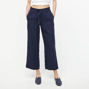 J.Crew Wide Leg Linen Seaside Pant